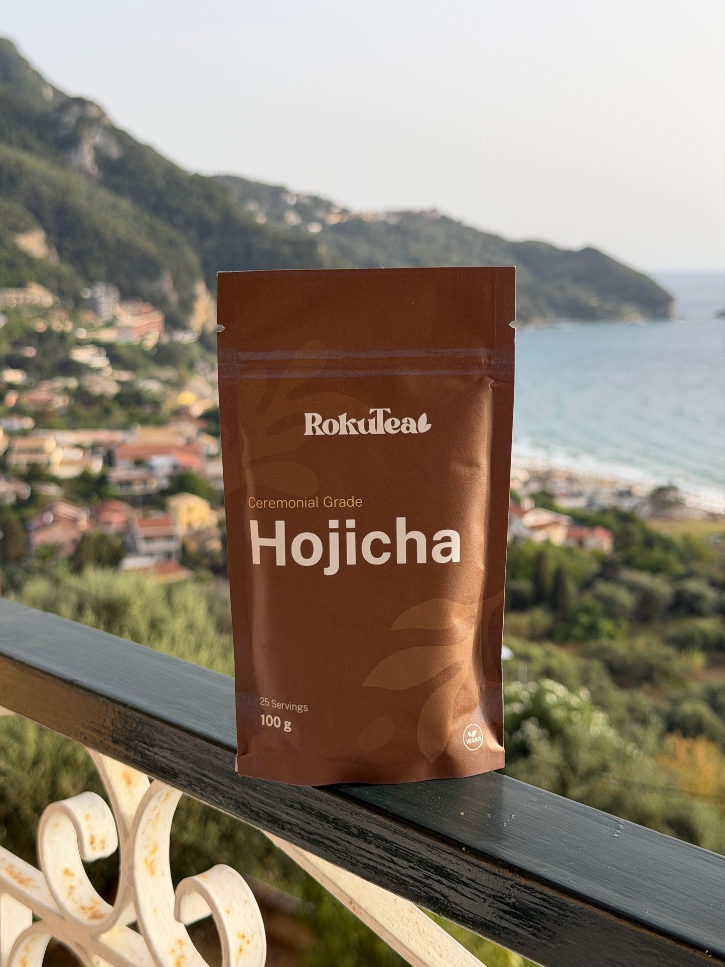Rokutea Ceremonial Grade Hojicha 100 g Packung