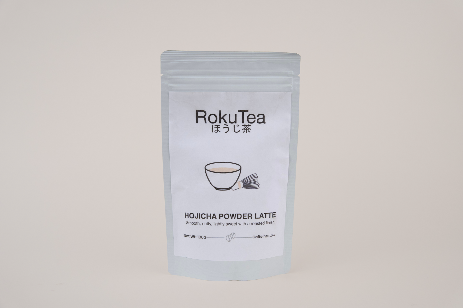 Hojicha Latte Pulver verpackung