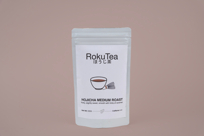 Hojicha pulver Verpackung